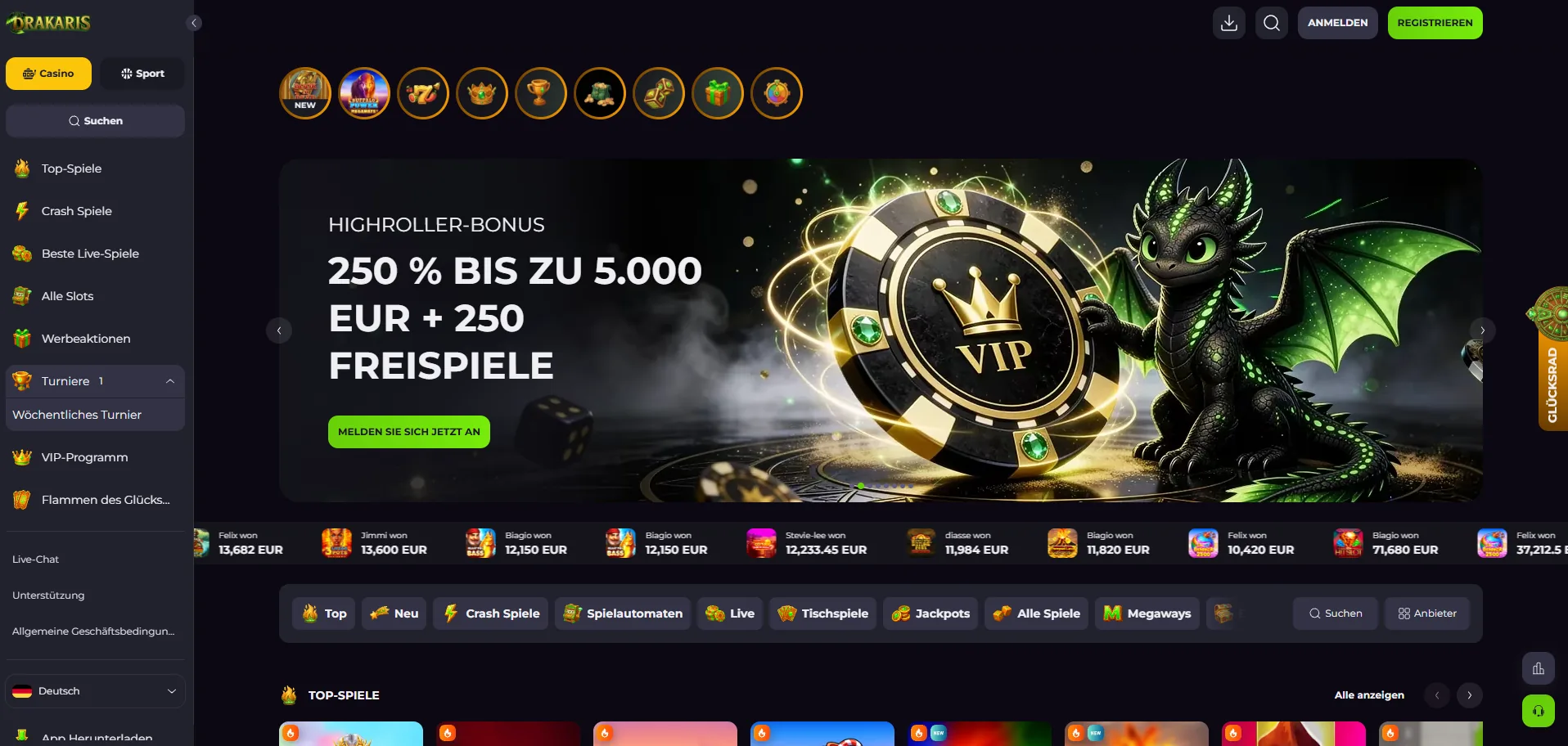 Drakaris Casino Anmelden